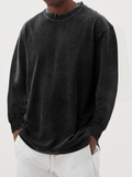 Long Sleeved Crew Neck Sweatshirt